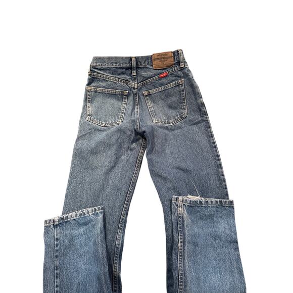 Wrangler Straight Leg Jeans High Rise 28 x 32 Rigid - Picture 2 of 6